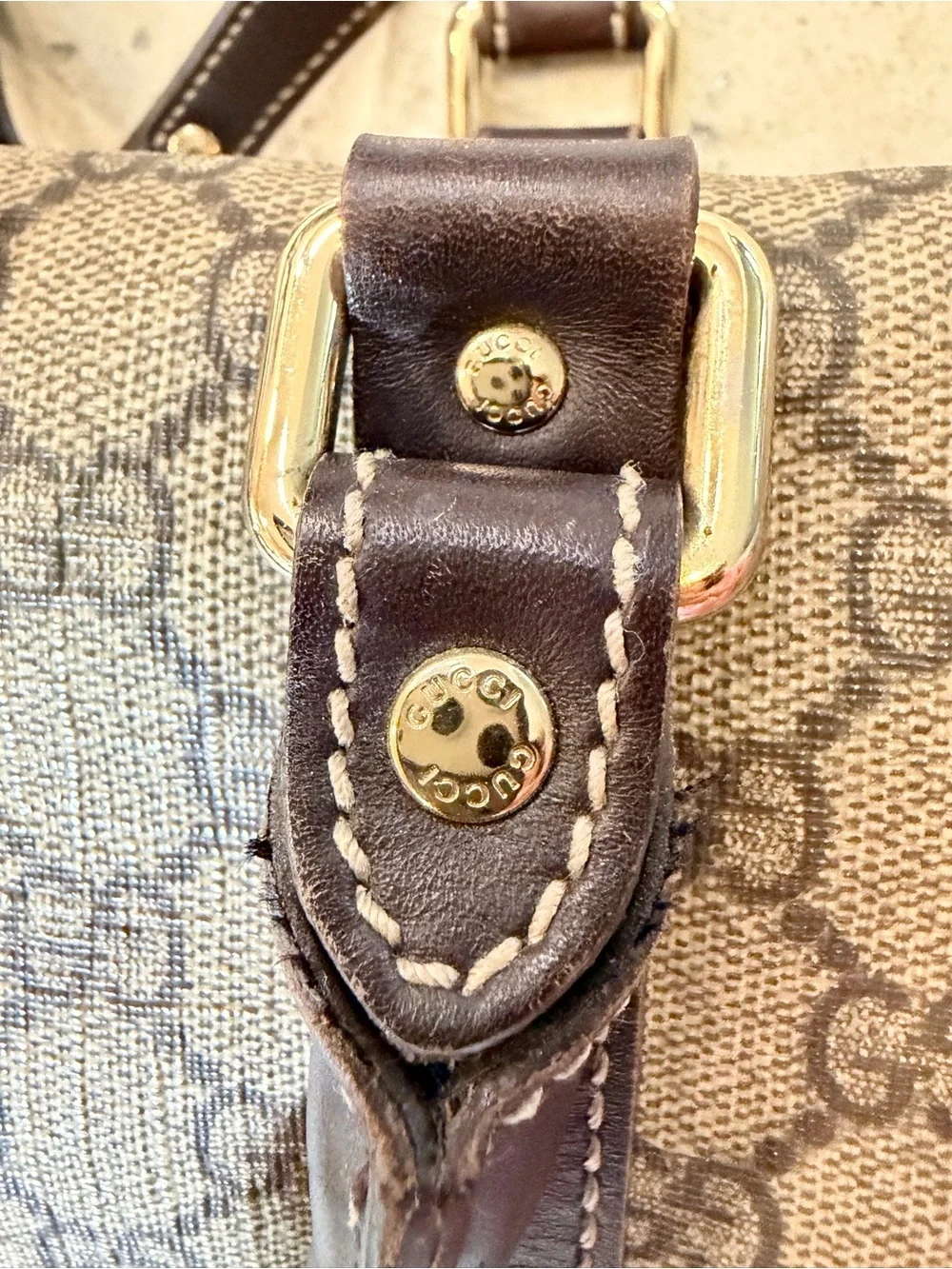 Gucci GG Supreme Business Bag Briefcase 201480